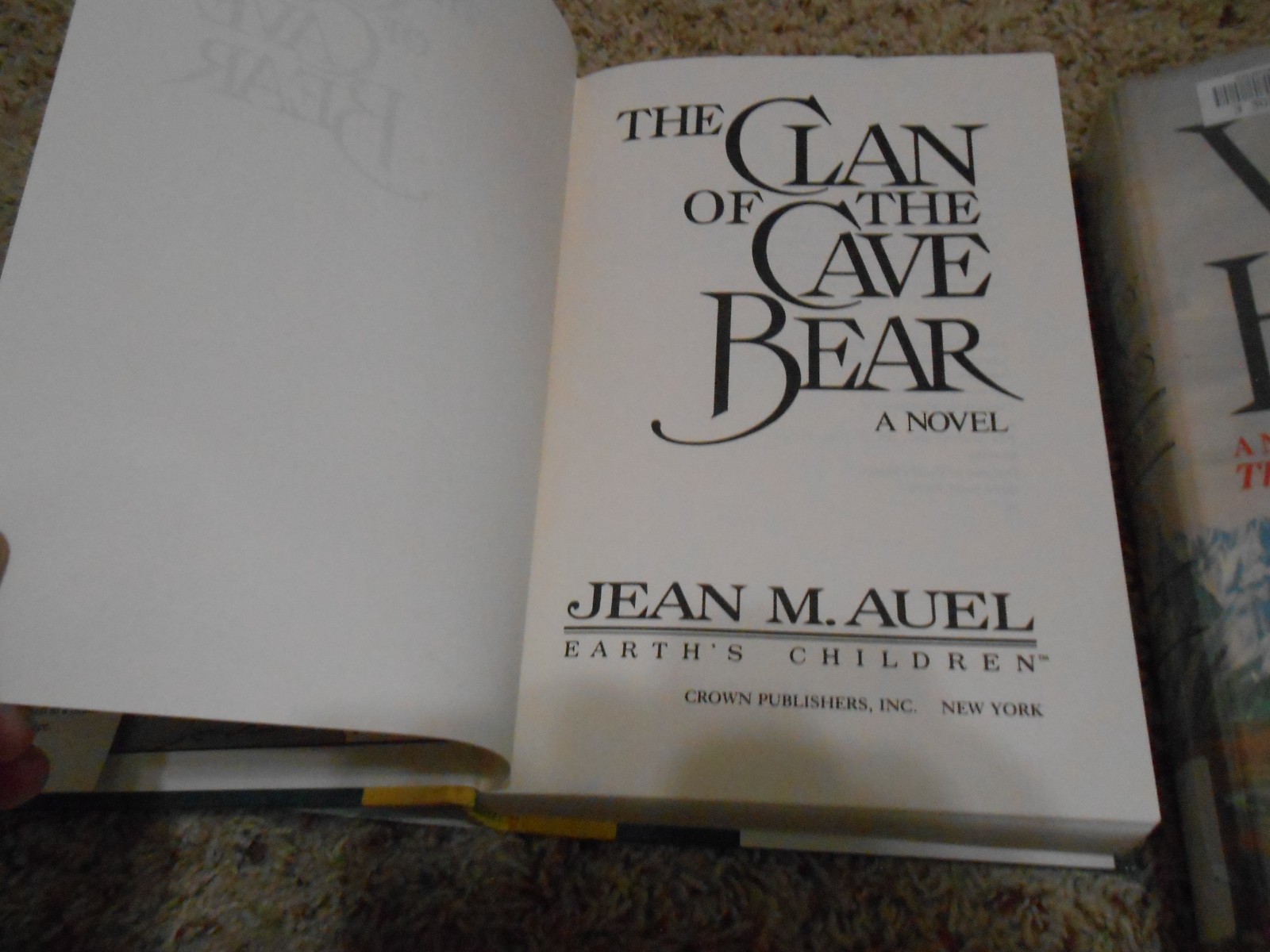 Jean M Auel EARTH’S CHILDREN 6 Vol Set 1 ex-lib 4-1st/1st – HC/DJ VGC