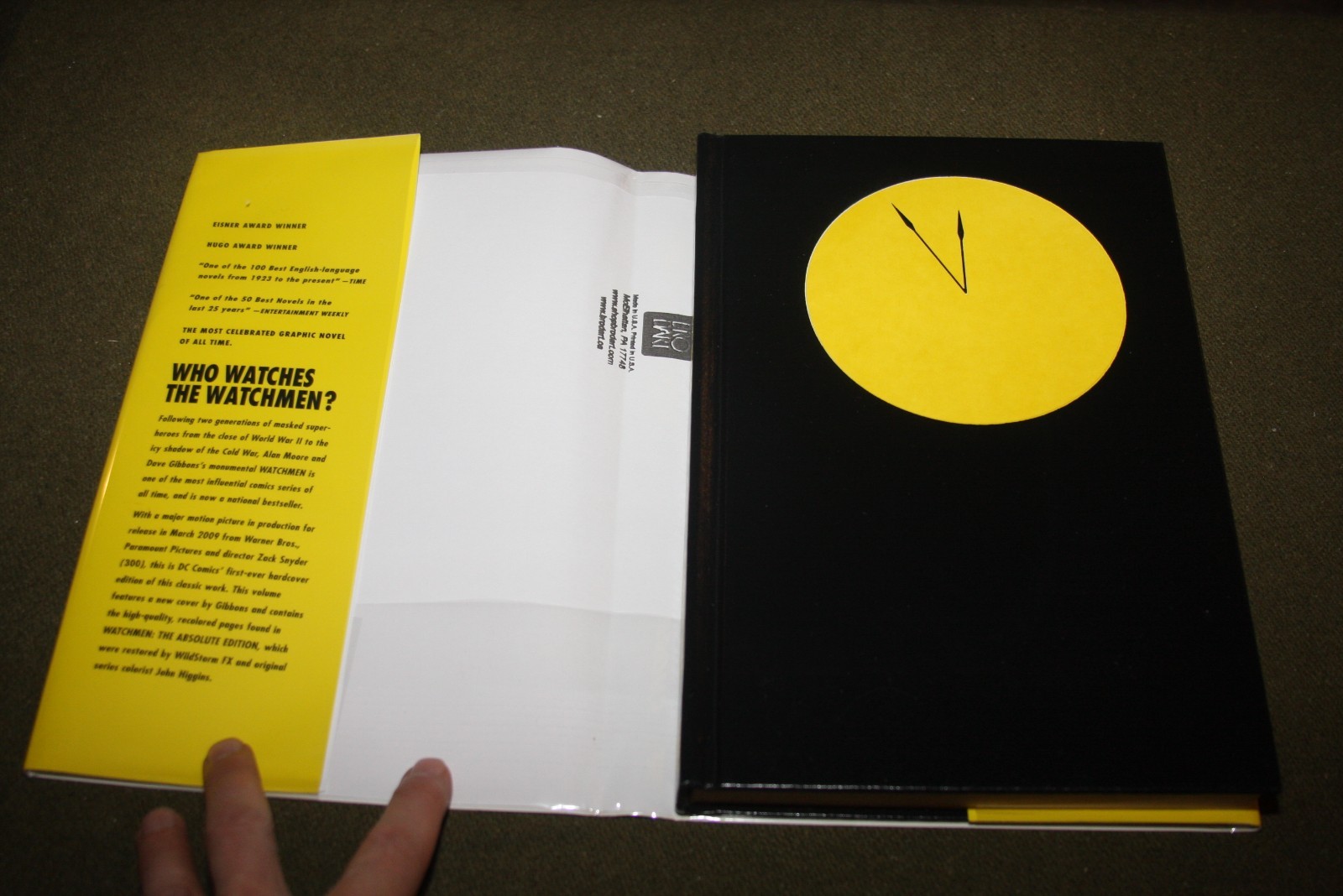 Watchmen by Alan Moore & Dave Gibbons 2008 HC 1st Printing DC