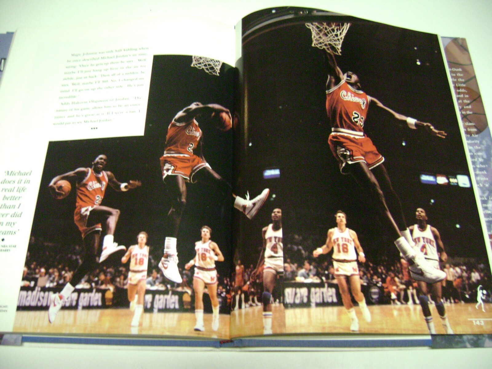 Huge 1993 Hardcover Book NBA JAM SESSION, Photo Salute to the Dunk, 168 pages