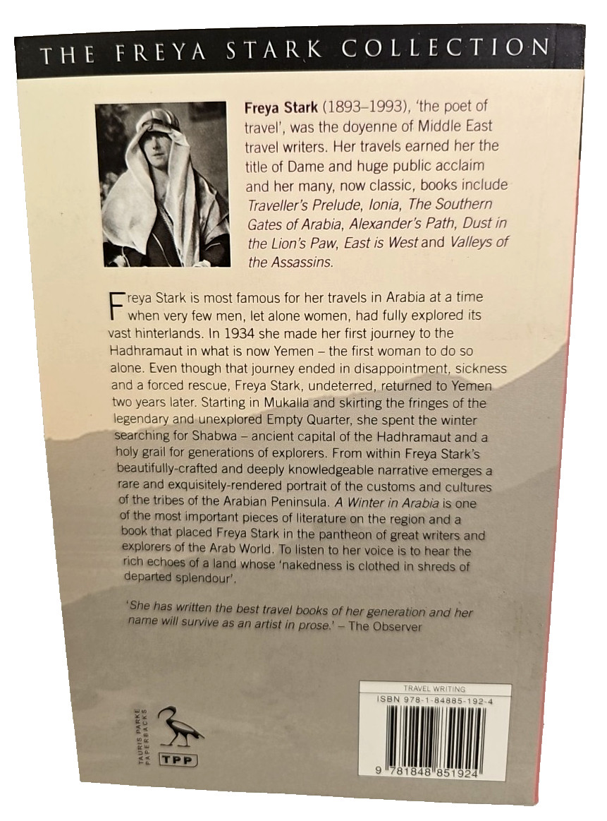 A Winter in Arabia: A Journey through Yemen by Freya Stark Paperback 2010