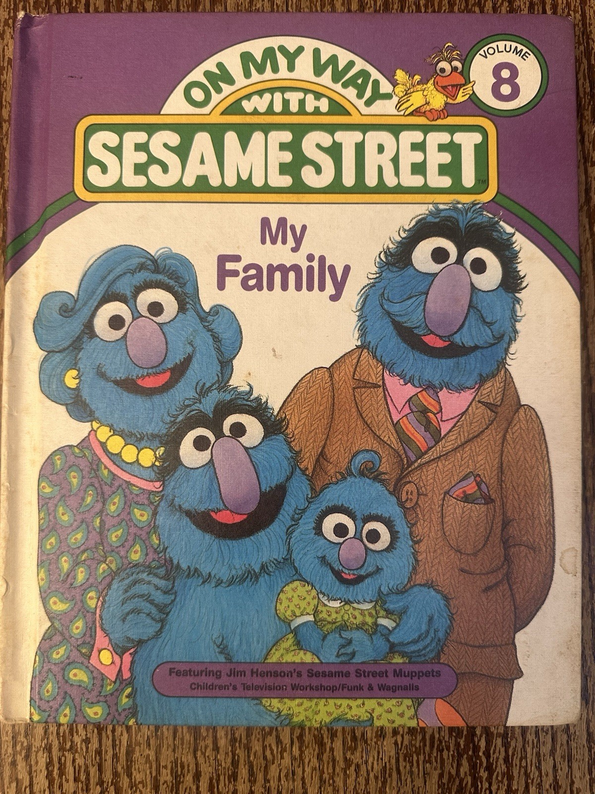 ON MY WAY WITH SESAME STREET HC 6 Books Volumes 1-5 & # 8 1989