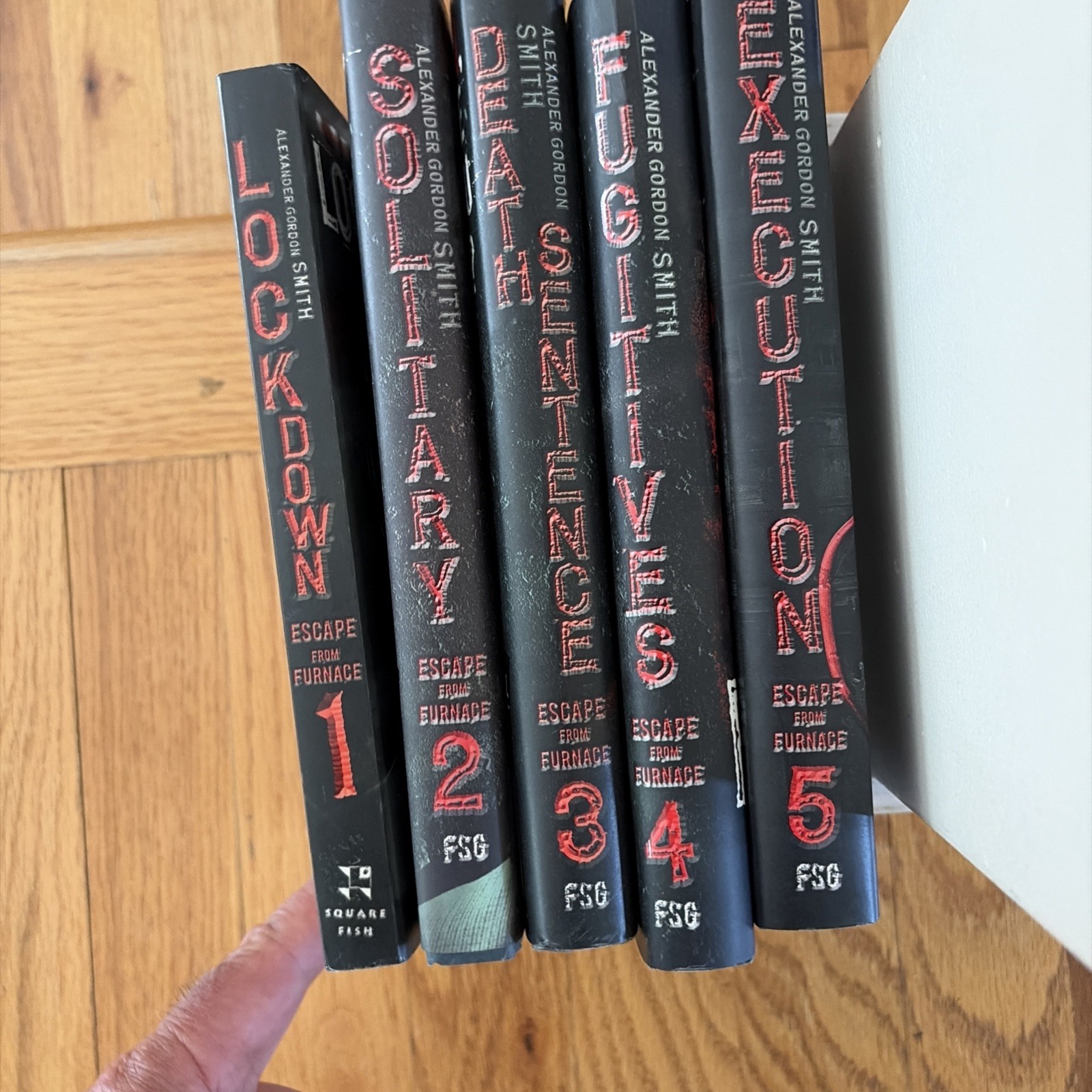 Complete Set Escape from Furnace books by Alexander Gordon Smith 1 PB 2-5 HC DJ
