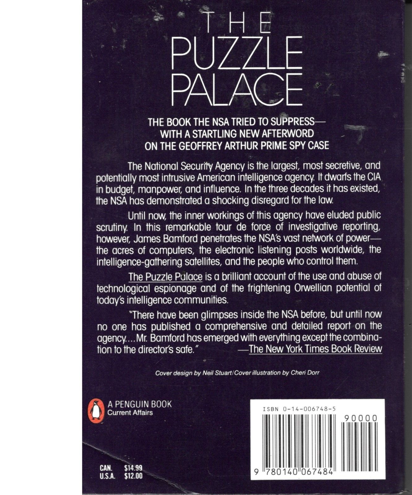 The Puzzle Palace 1983 by James Bamford