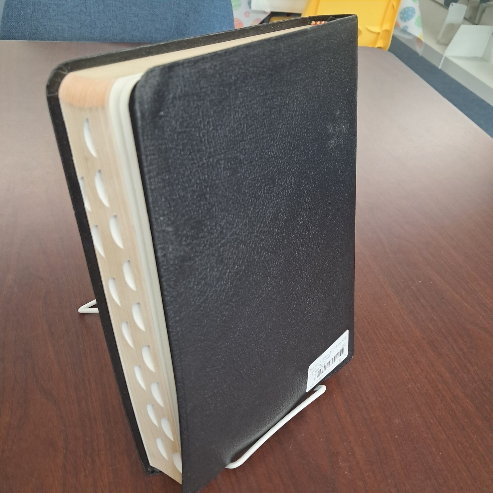 THE DEFENDERS STUDY BIBLE WORLD KJV BONDED LEATHER RED LETTER HENRY MORRIS 1995