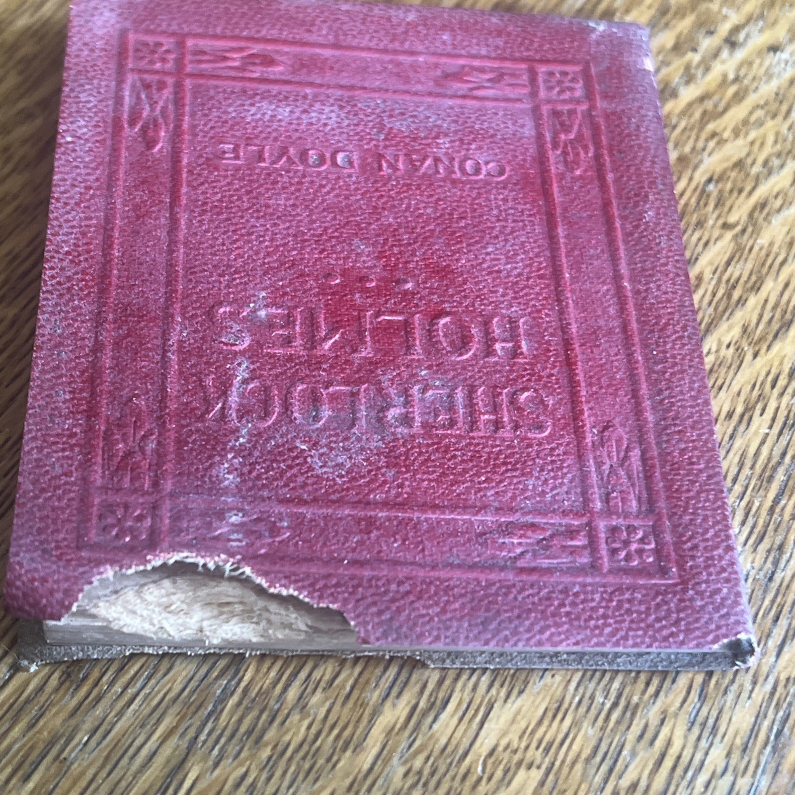 1920s Small Red Book TALES OF SHERLOCK HOLMES Sir A. Conan Doyle Little Luxart