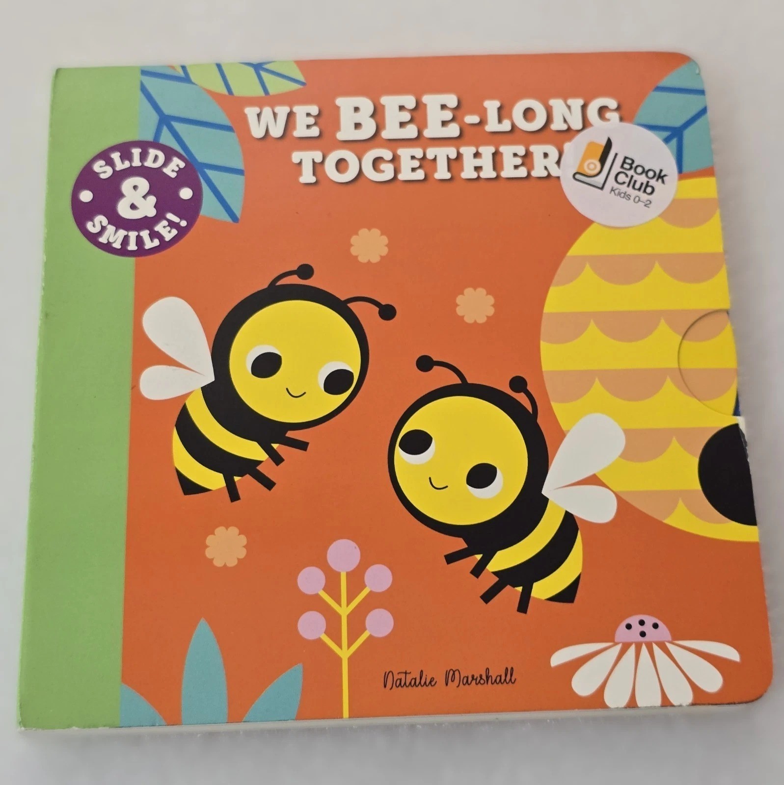 We Bee-Long Together Board Book by Natalie Marshall | Interactive Toddler Book