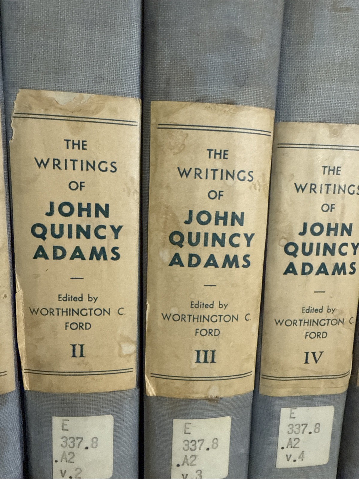 Writings of John Quincy Adams, 7 Volume Set, 1913