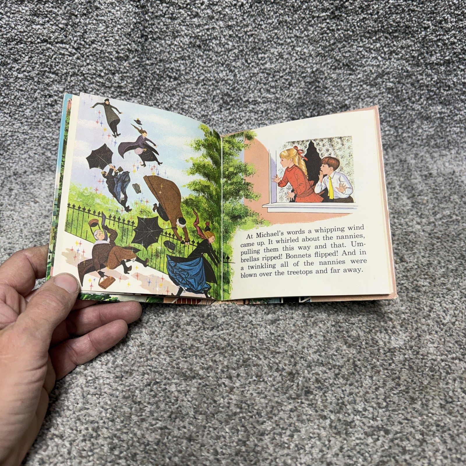 Vintage 1964 Walt Disney Mary Poppins Tell A Tale Whitman Authorized Edition
