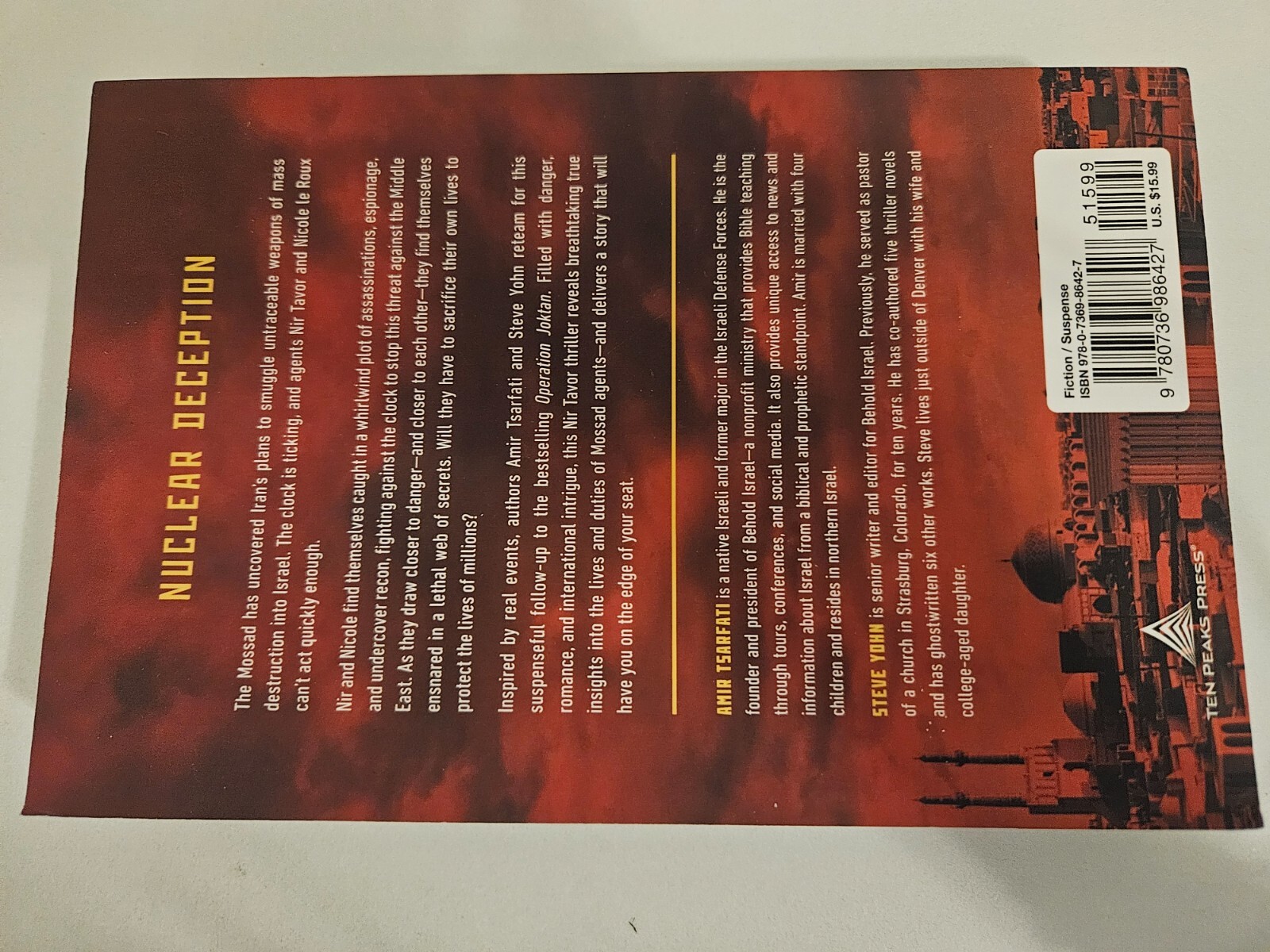 A Nir Tavor Mossad Thriller Ser.: By Way of Deception by Steve Yohn and Amir…