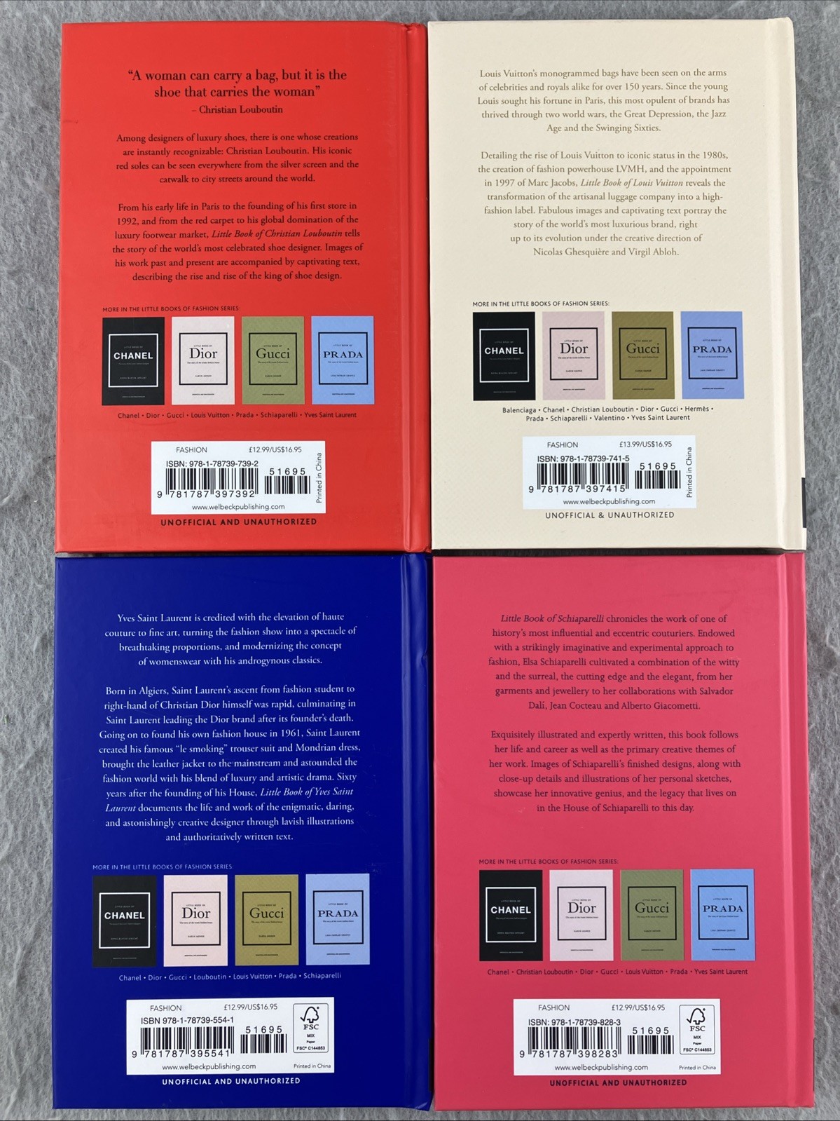 Little Guides to Style II Gift Set A Historical Review Four Fashion LV, CL, YSL