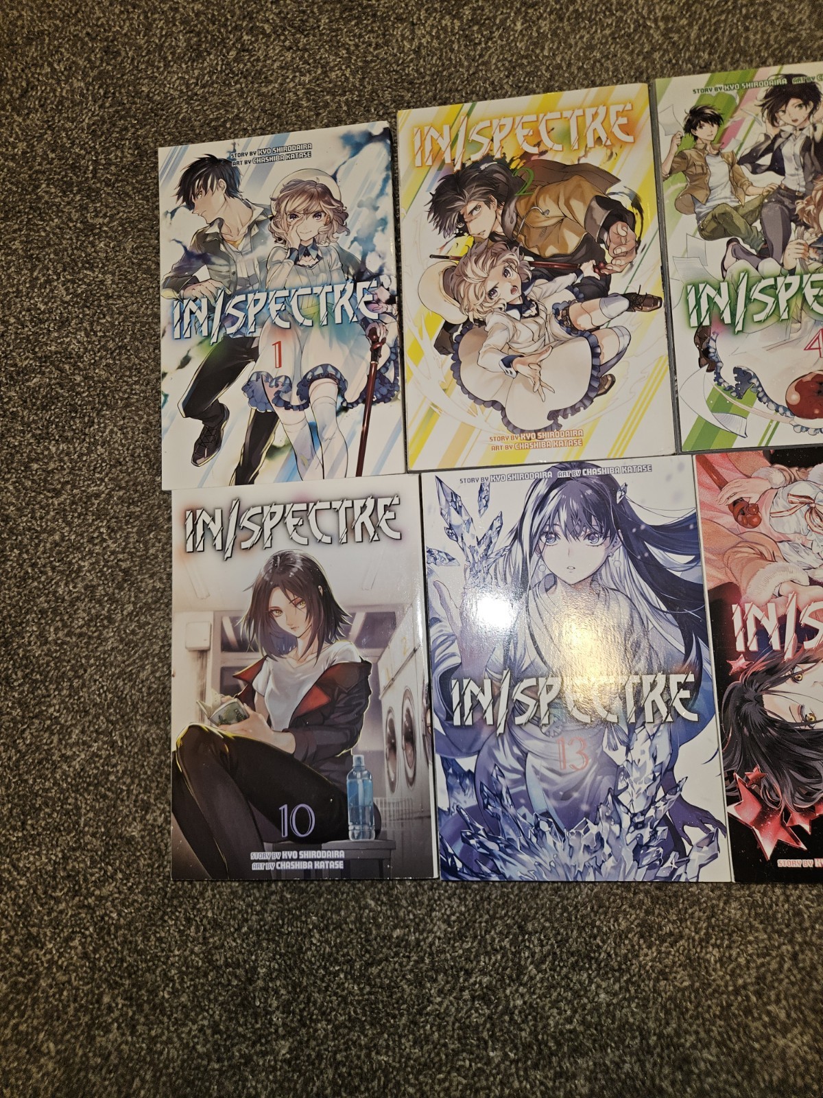 in/spectre manga 8 Book Lot 1 2 4 8 10 13 14 15