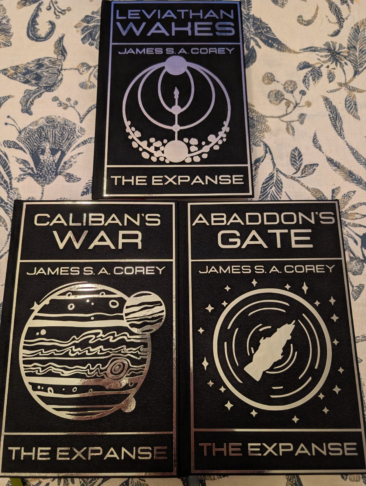 The Expanse 1-3 Trilogy Custom Rebound Hardcover Collector’s Edition Series