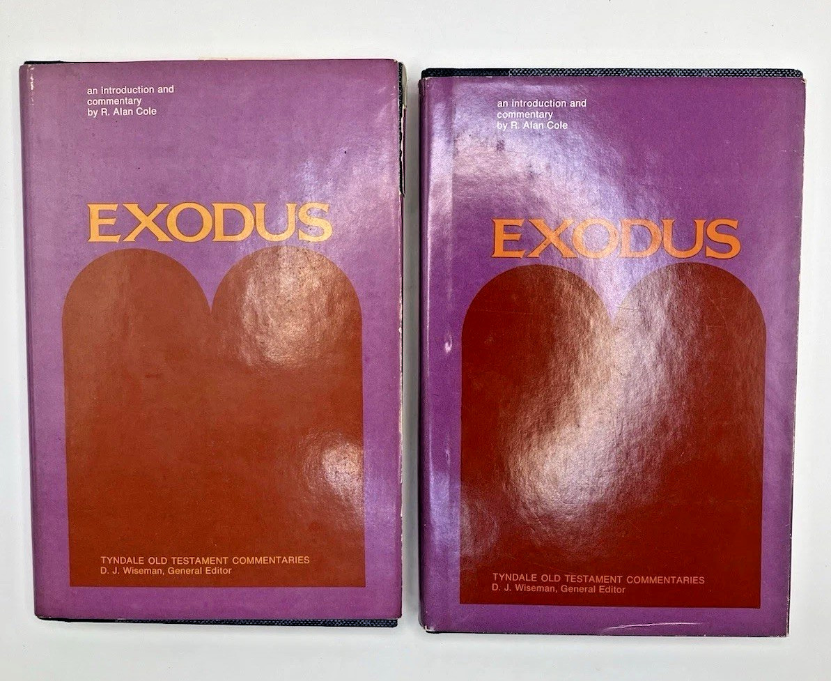 2 Exodus HC 1973 R Alan Cole Tyndale Old Testament Commentary InterVarsity Press