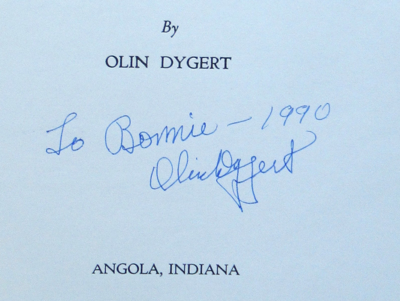 VTG RARE The Secret Path by Olin Dygert 1968 PB Good SIGNED by Author