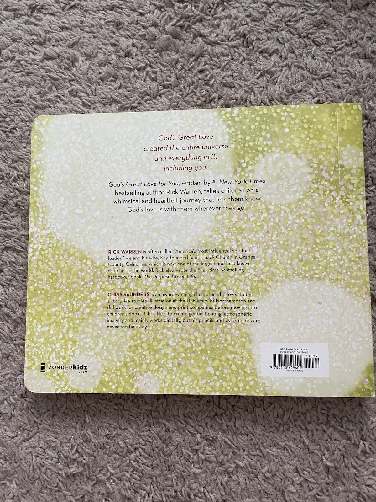 God’s Great Love for You by Rick Warren (2017, Hardcover)