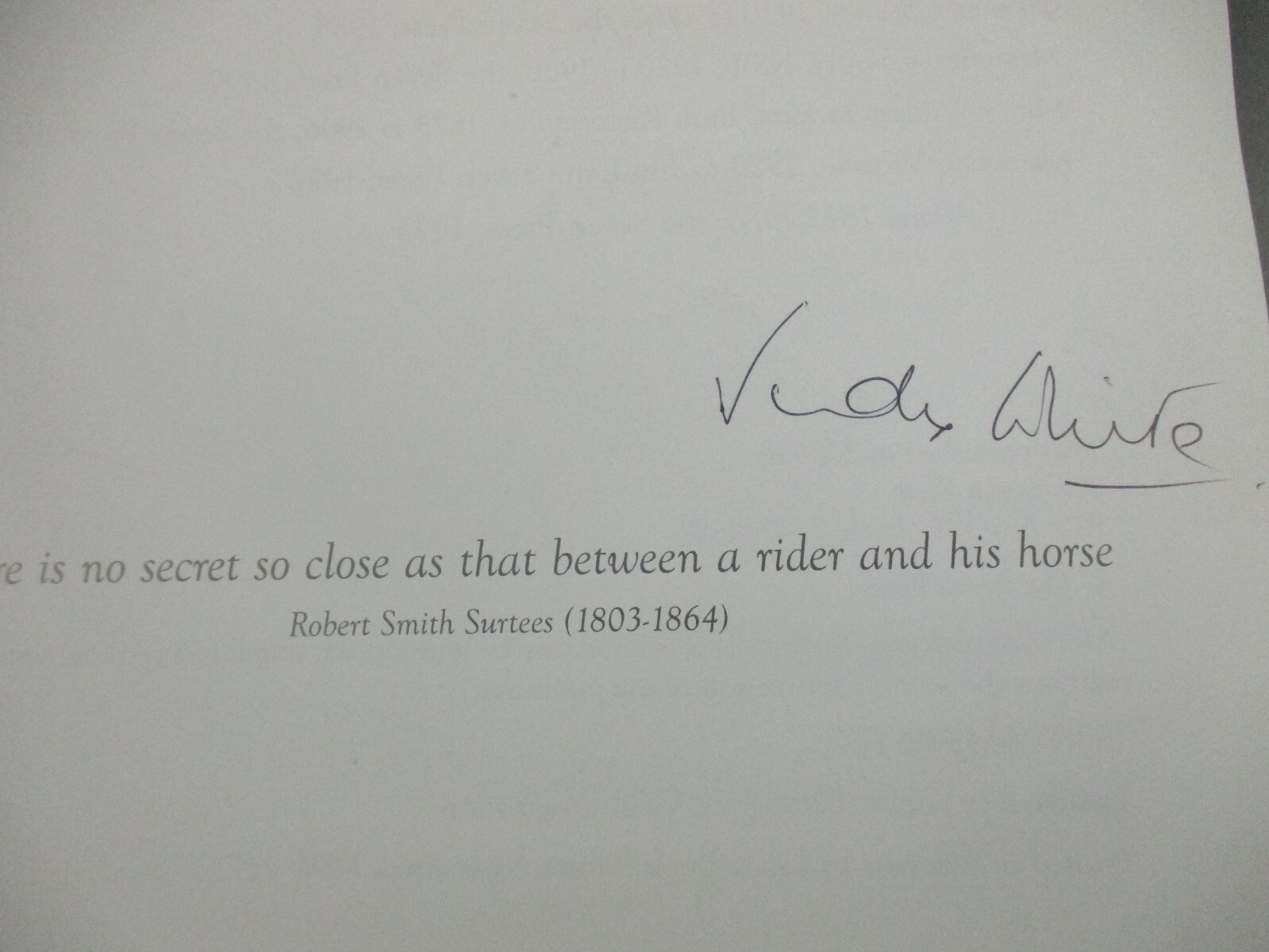 Horses In The Hunter 1820-2005 River Valley NSW Signed Judy White Hardcover