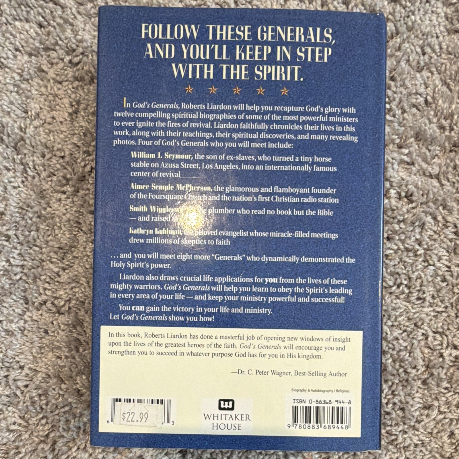 Whitaker House – God’s Generals: Why They Succeeded/Failed – Liardon HC DJ