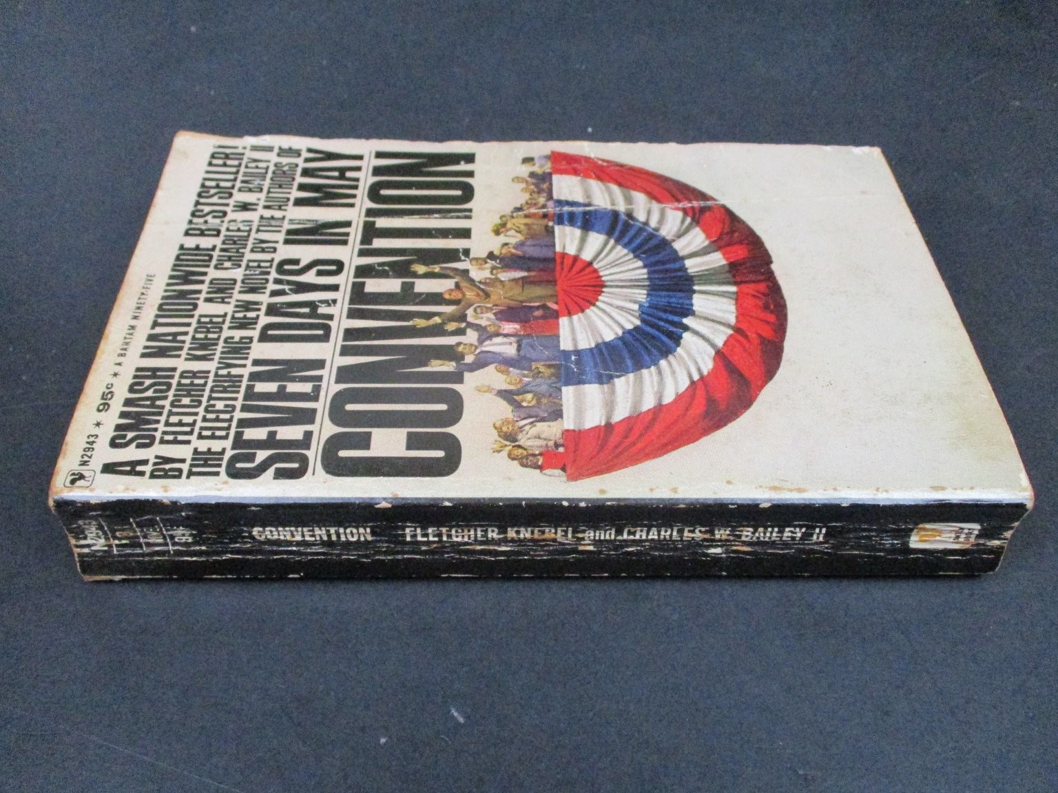 Convention by Knebel Bailey 1965 Bantam Edition Political Thriller Paperback PB