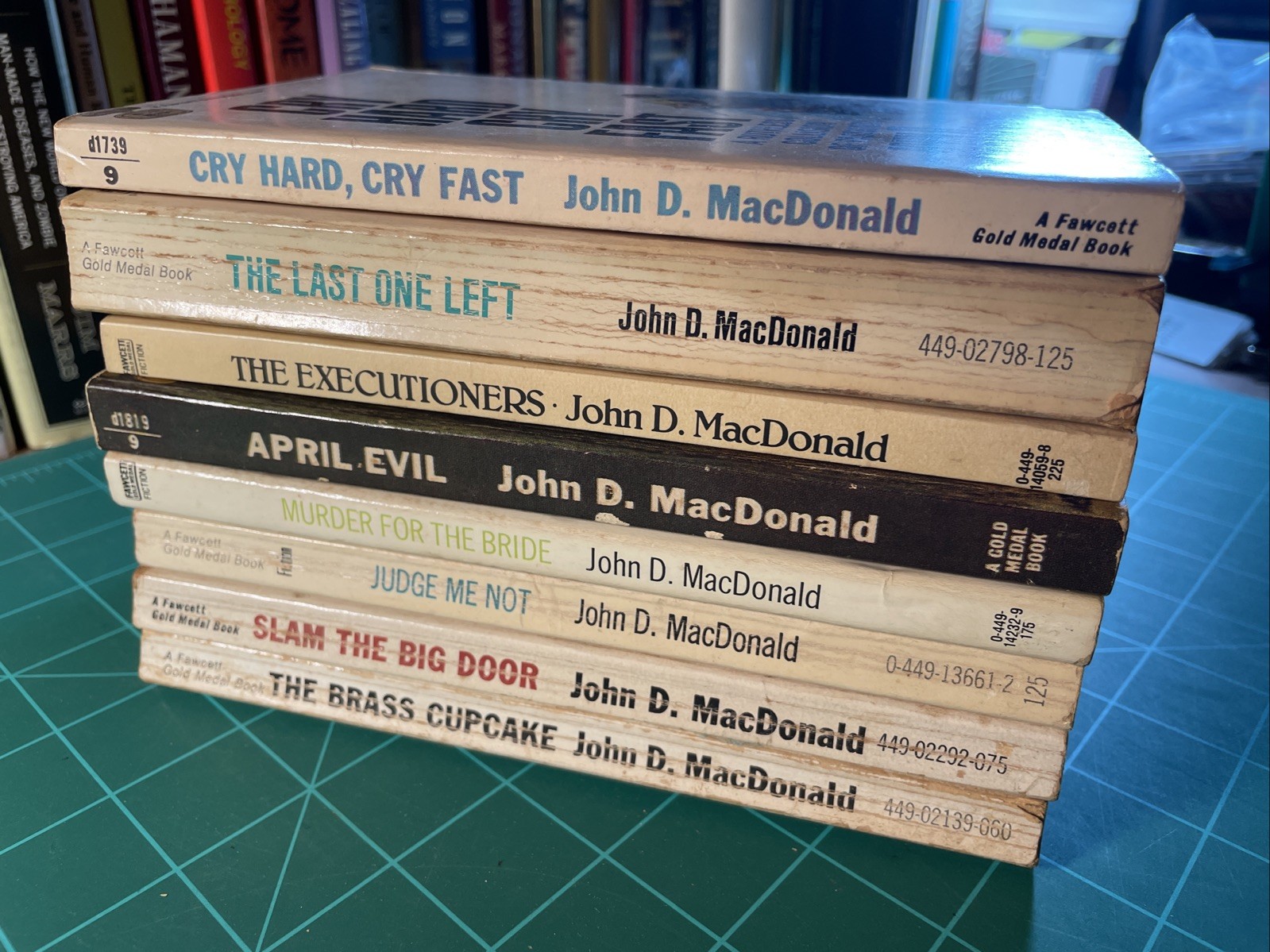 John D MacDonald PB Lot (8) Cry Hard Executioners April Evil Brass Cupcake
