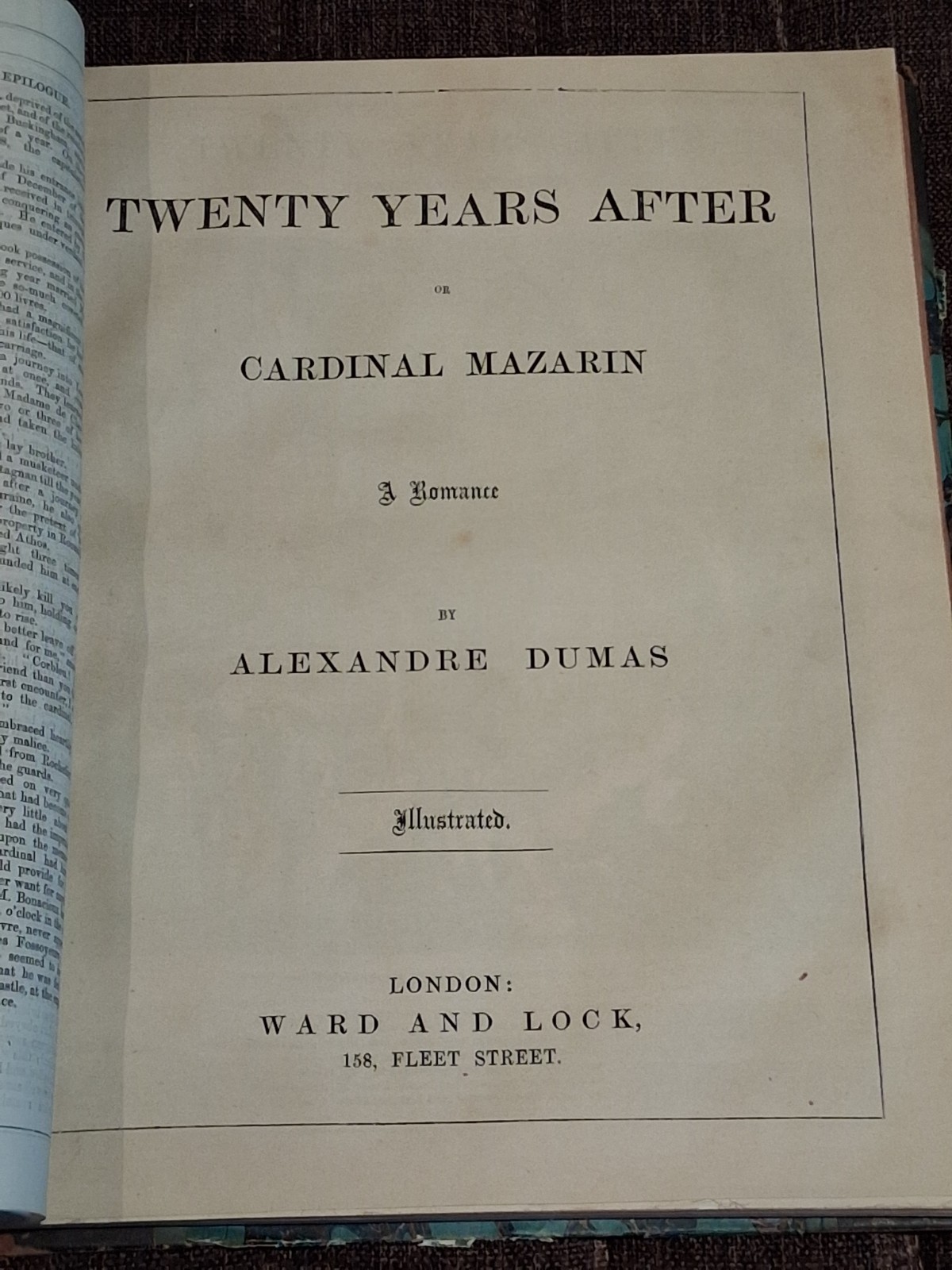 Alexander Dumas Three musketeers Twenty years later 1890th illustrated