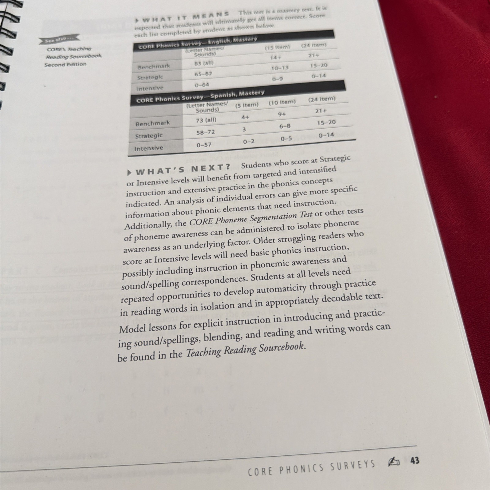 Arena Press Assessing Reading Multiple Measures Revised 2nd Ed Spiral Bound CORE