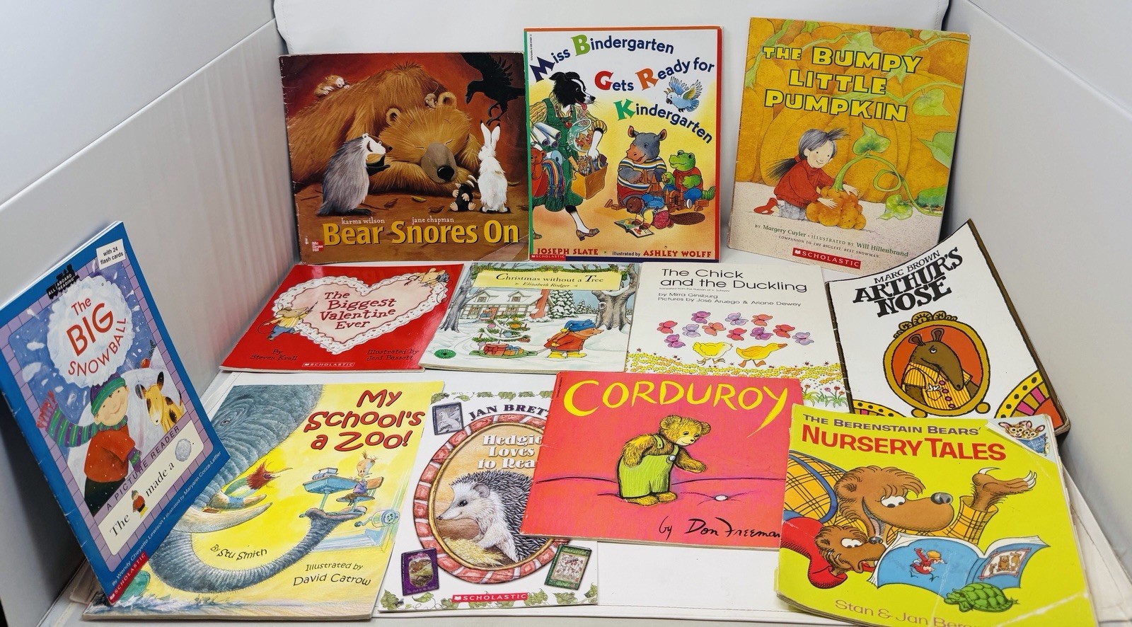 Children’s Scholastic Picture Books Kids Paperback Storybook Storytime Lot of 12