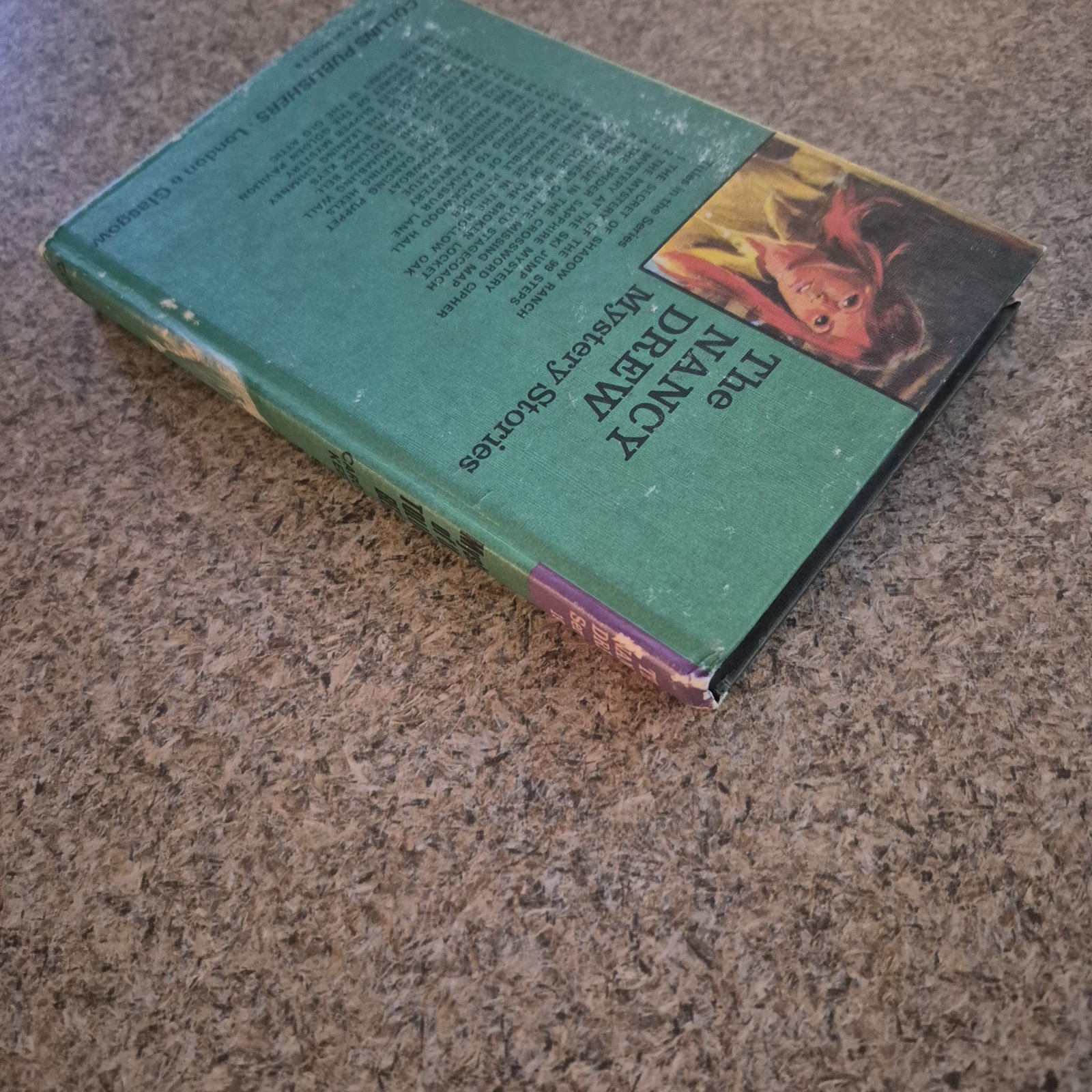RARE BRITISH Nancy Drew Mystery of the Tolling Bell 1972 Carolyn Keene HB #19