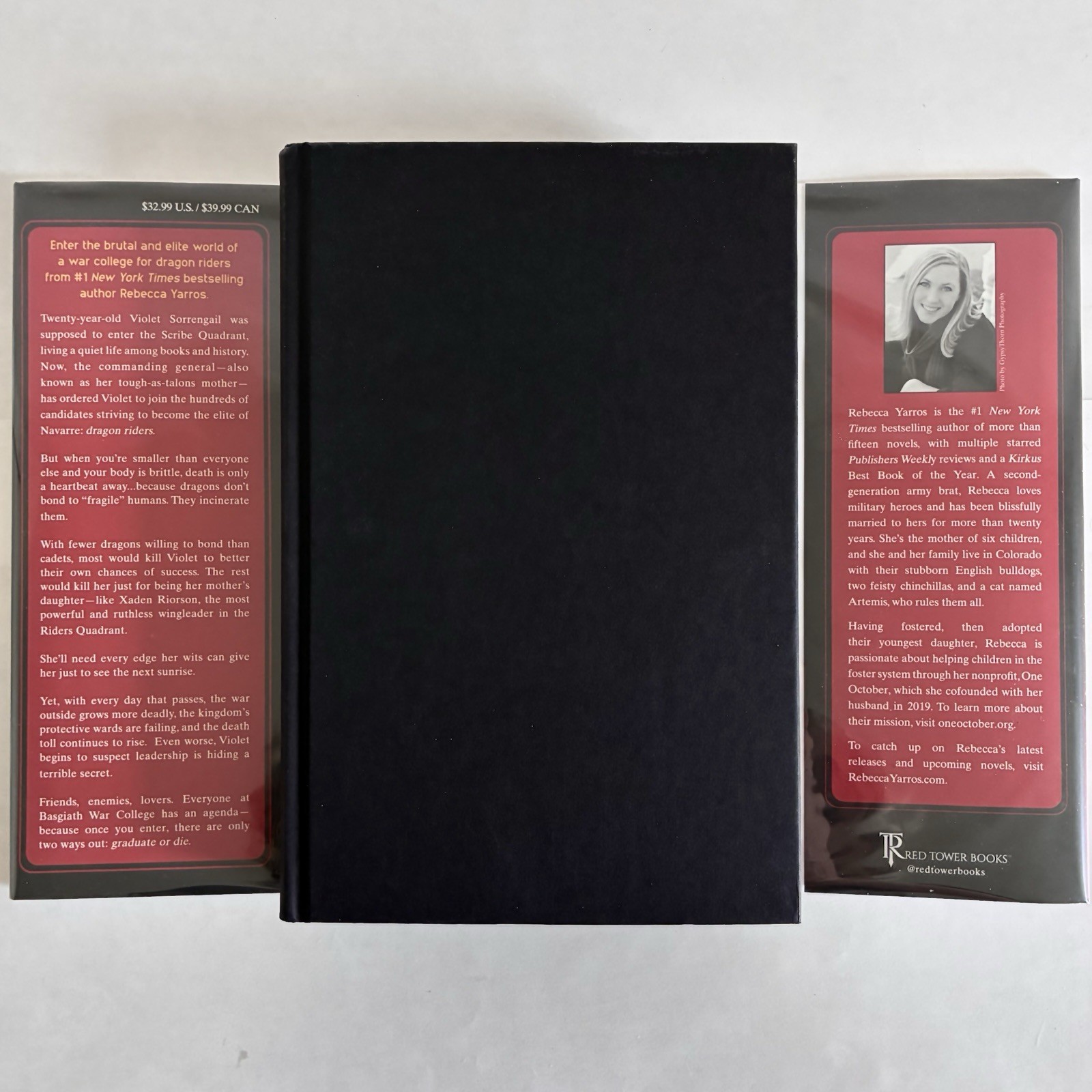 Fourth Wing Holiday Edition Rebecca Yarros SIGNED & STAMPED QUOTE First Print