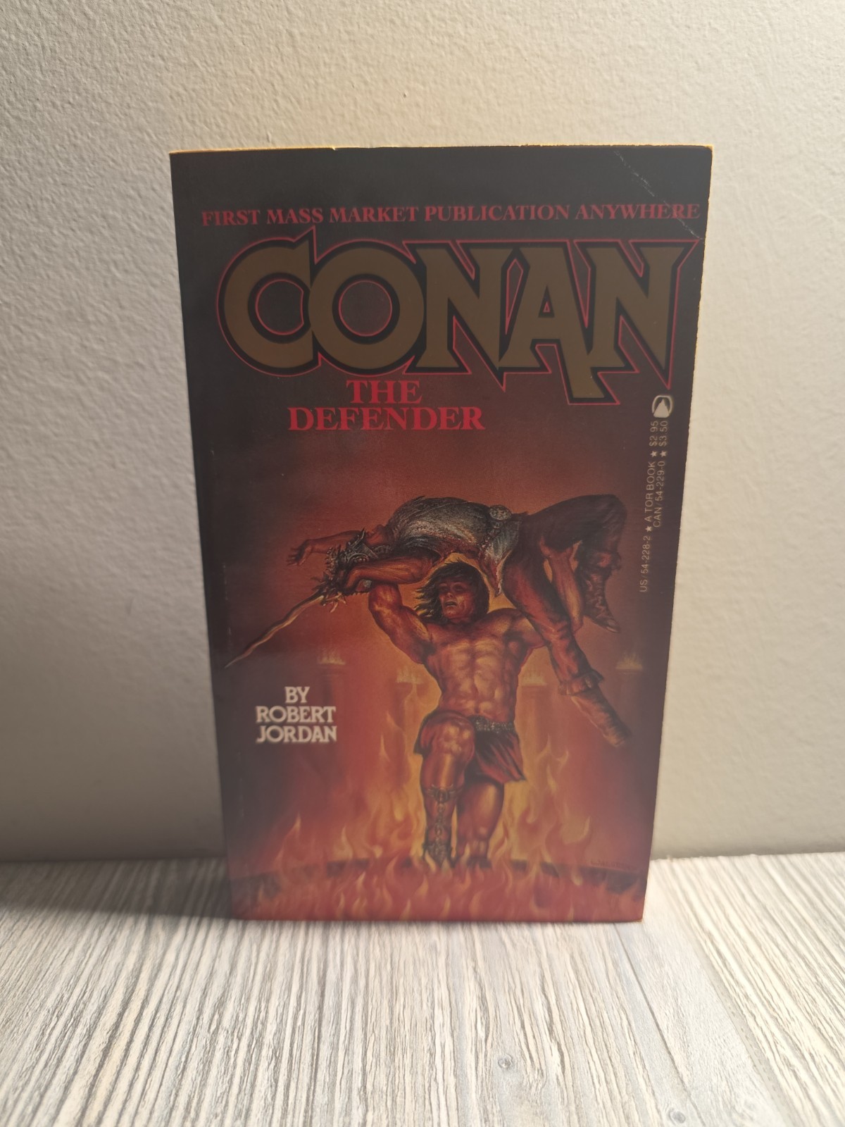 Vintage Conan the Barbarian Robert Jordan 4 Book Boxed Set Tor Fantasy Paperback