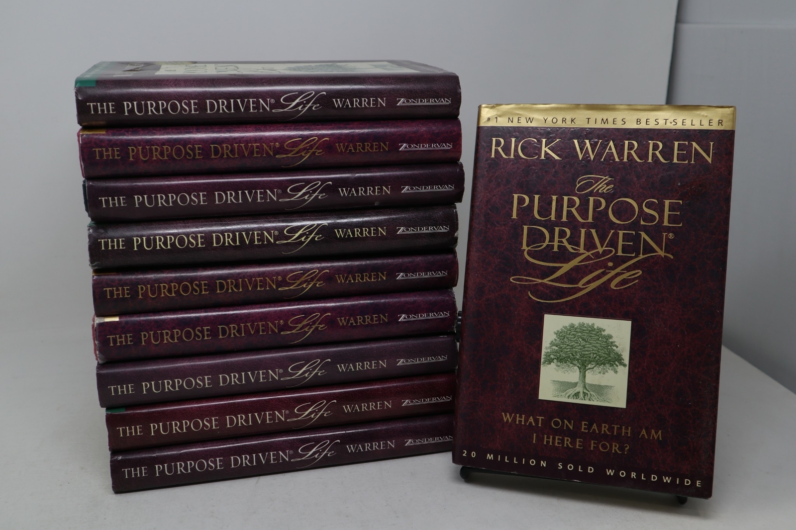 Lot of 10 Copies of The Purpose Driven Life by Rick Warren – Hardcover