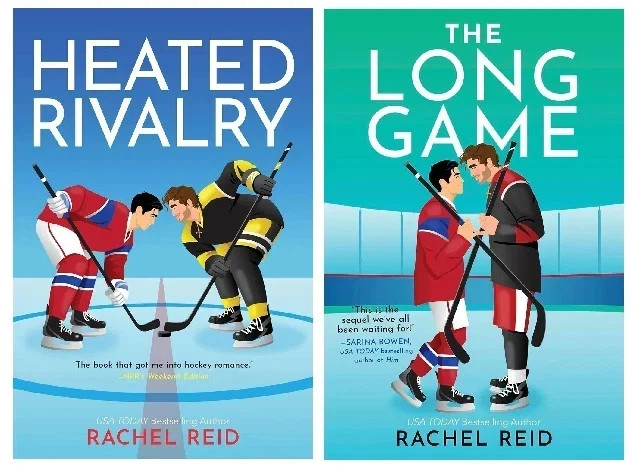 Rachel Reid Heated Rivalry & The Long Game 2 Books set Paperback New..