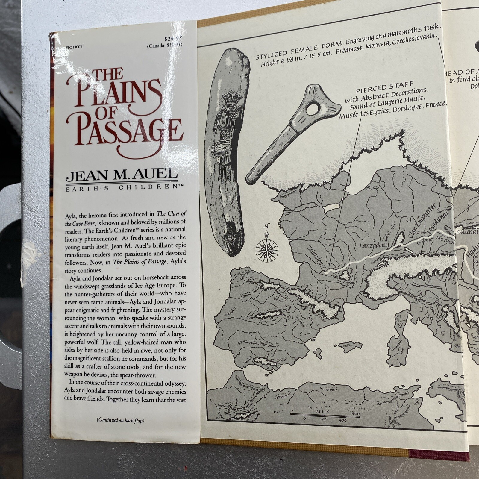 Earth’s Children Ser.: The Plains of Passage by Jean M. Auel (1990, Hardcover)