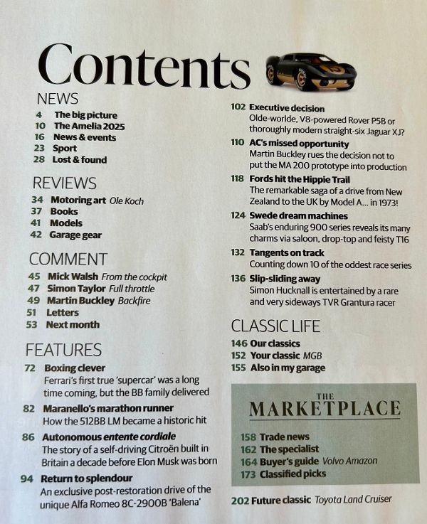Classic & Sports Car Auto Magazine * May 2025 * Ferrari’s Brilliant Boxer