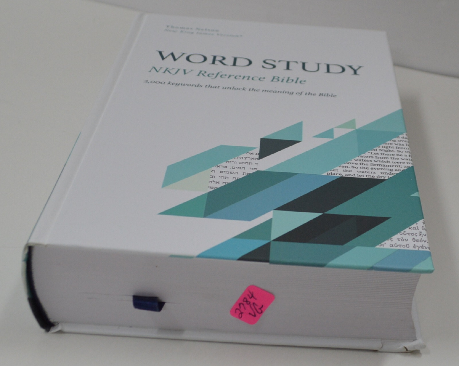 NKJV Word Study Reference Bible Hardcover Red Letter Very Good
