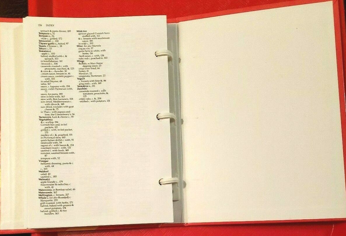 365 Ways to Cook Chicken by Cheryl Sedaker (1986 Hardcover with spiral binding)