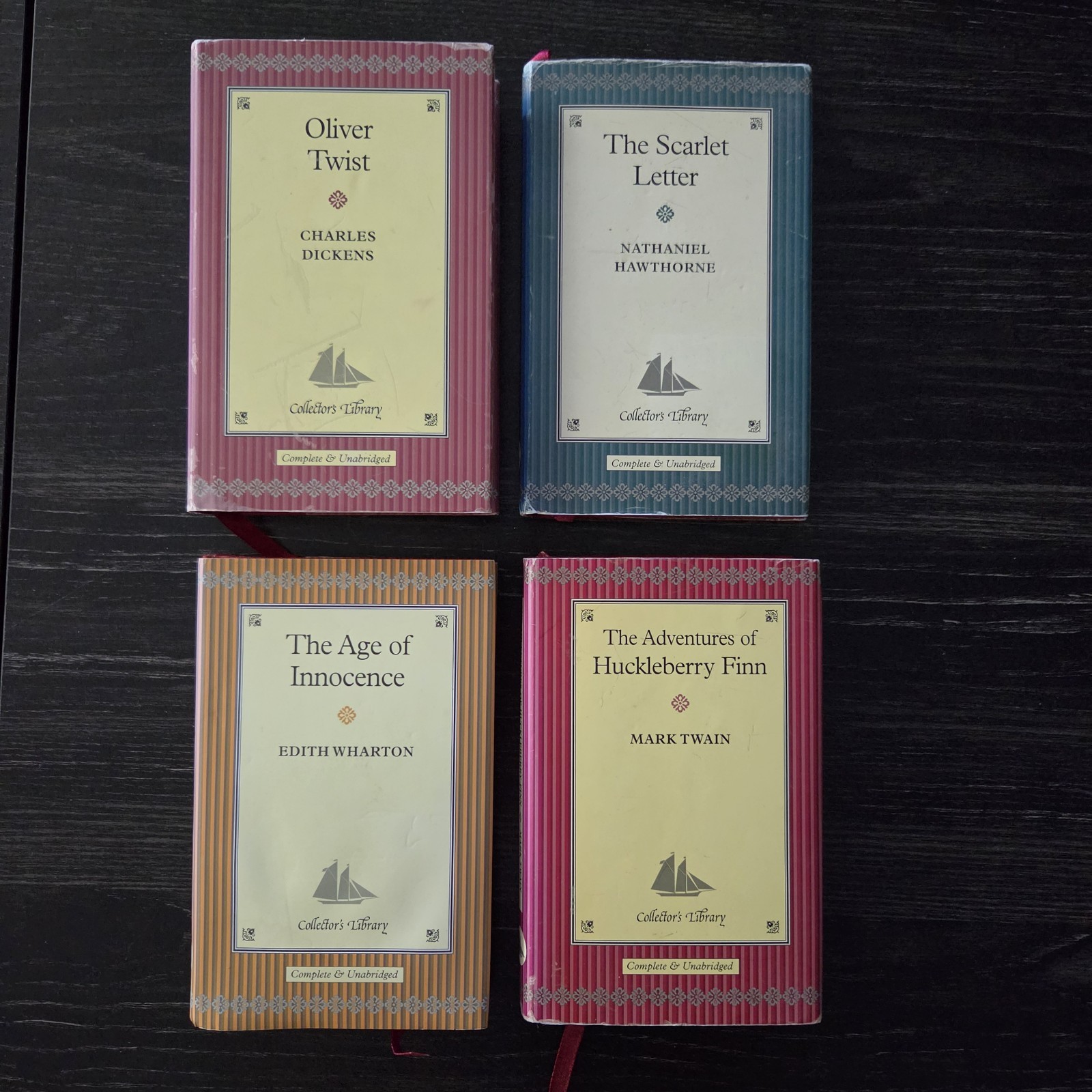 Barnes & Noble Collector’s Library Mini Hardcover Classics Lot of 4