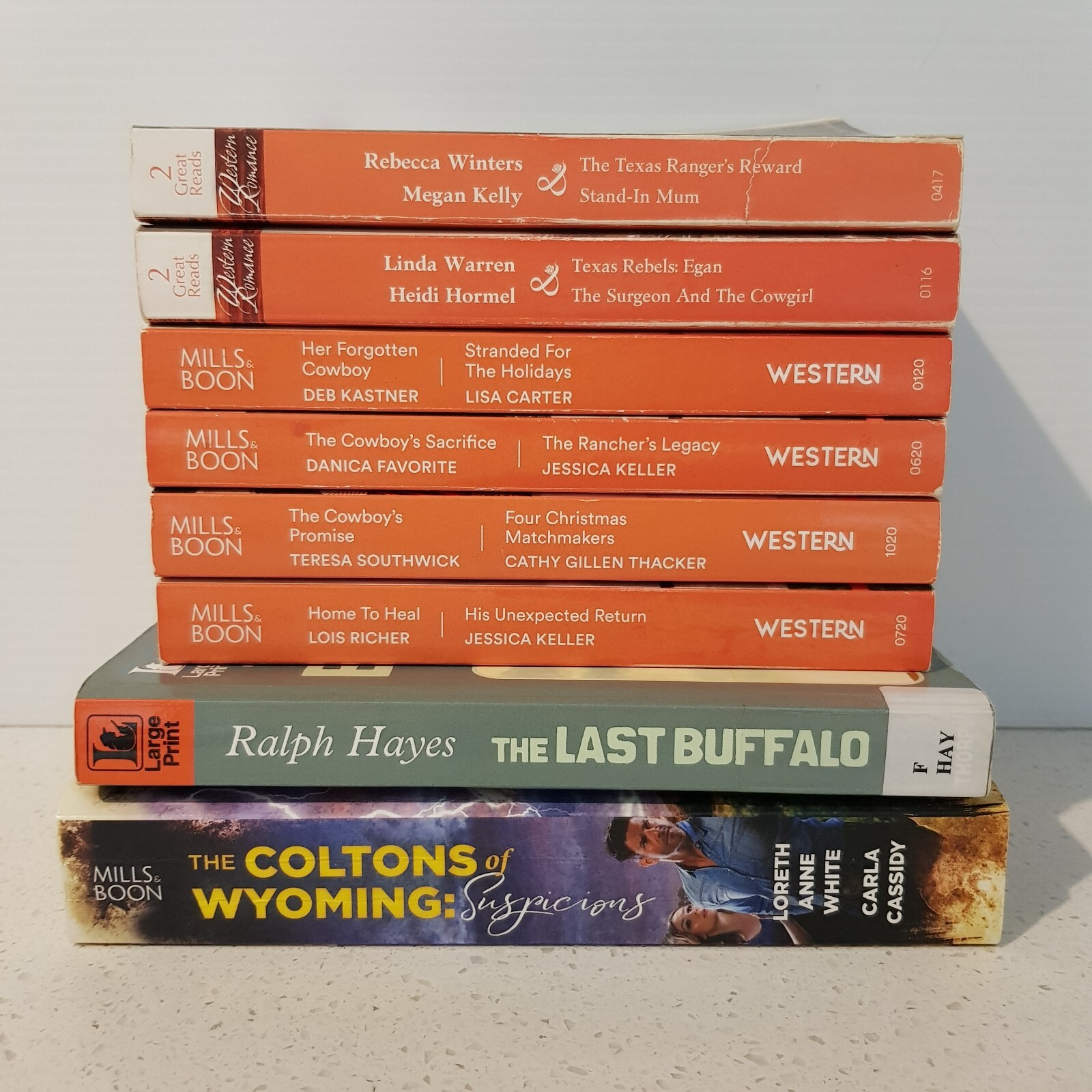 Mills and Boon Books – Bulk Bundle x 15 Western Themed Stories (2292)