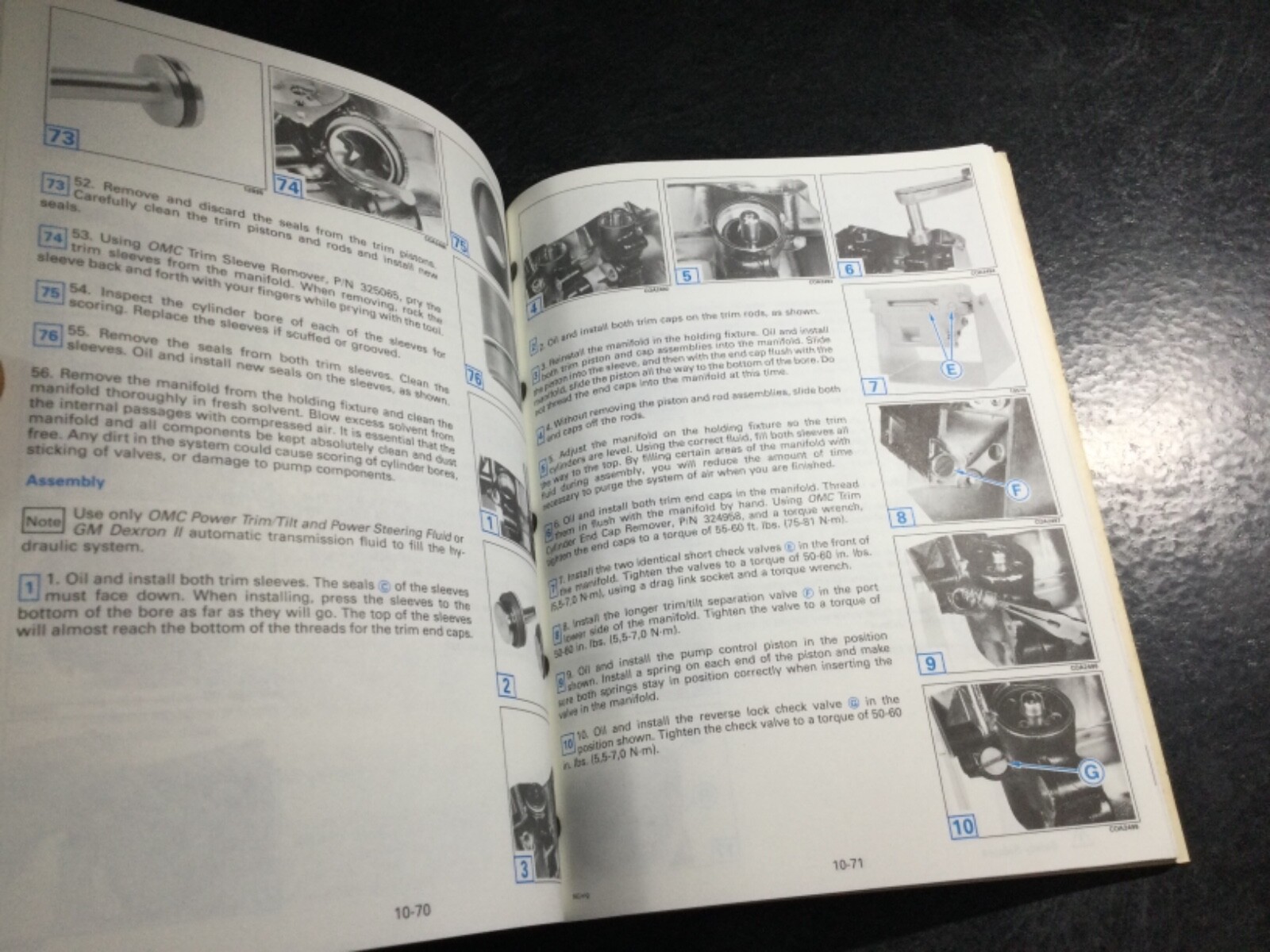 1992 Johnson Evinrude 60 thru 70 HP Outboard Service Manual 508144 EI 60 65 70HP