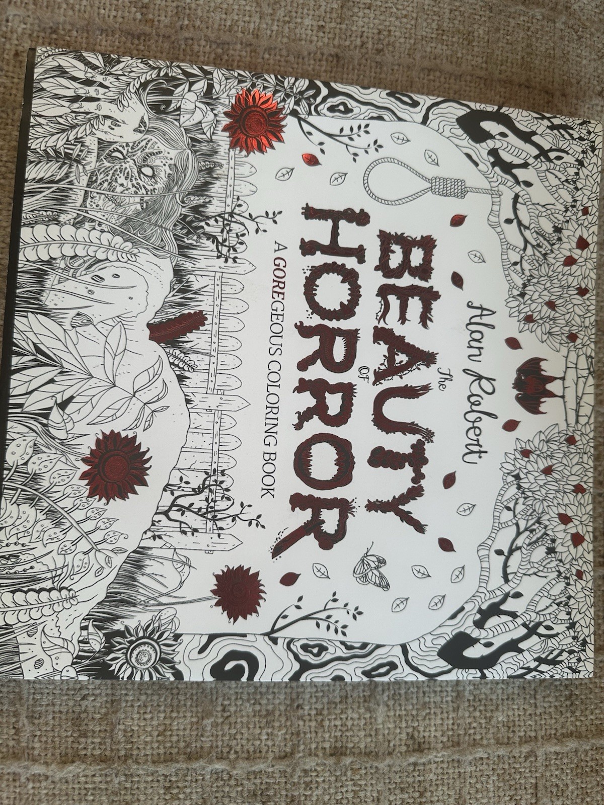 Alan Robert The Beauty of Horror Illustrated Coloring Book Paperback 2016 IDW