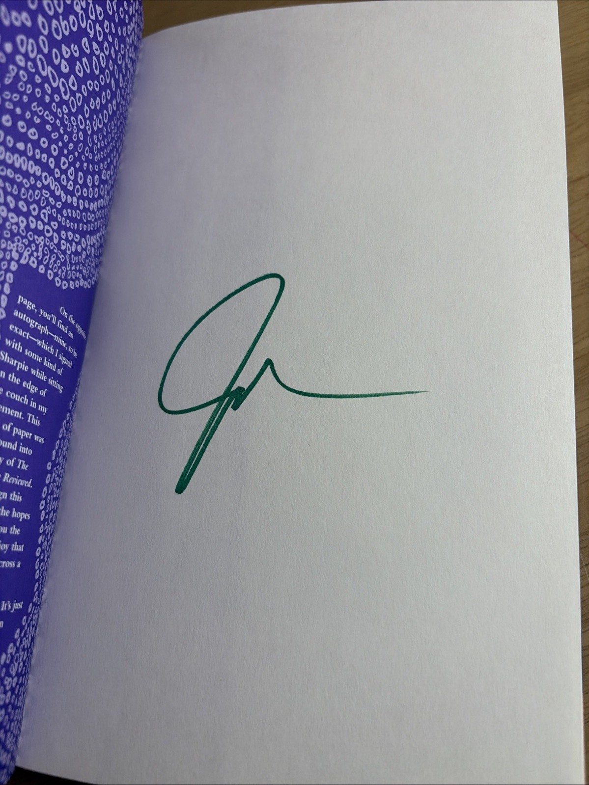 SIGNED The Anthropocene Reviewed John Green 1st Edition/1st Print 2021 HCDJ FINE