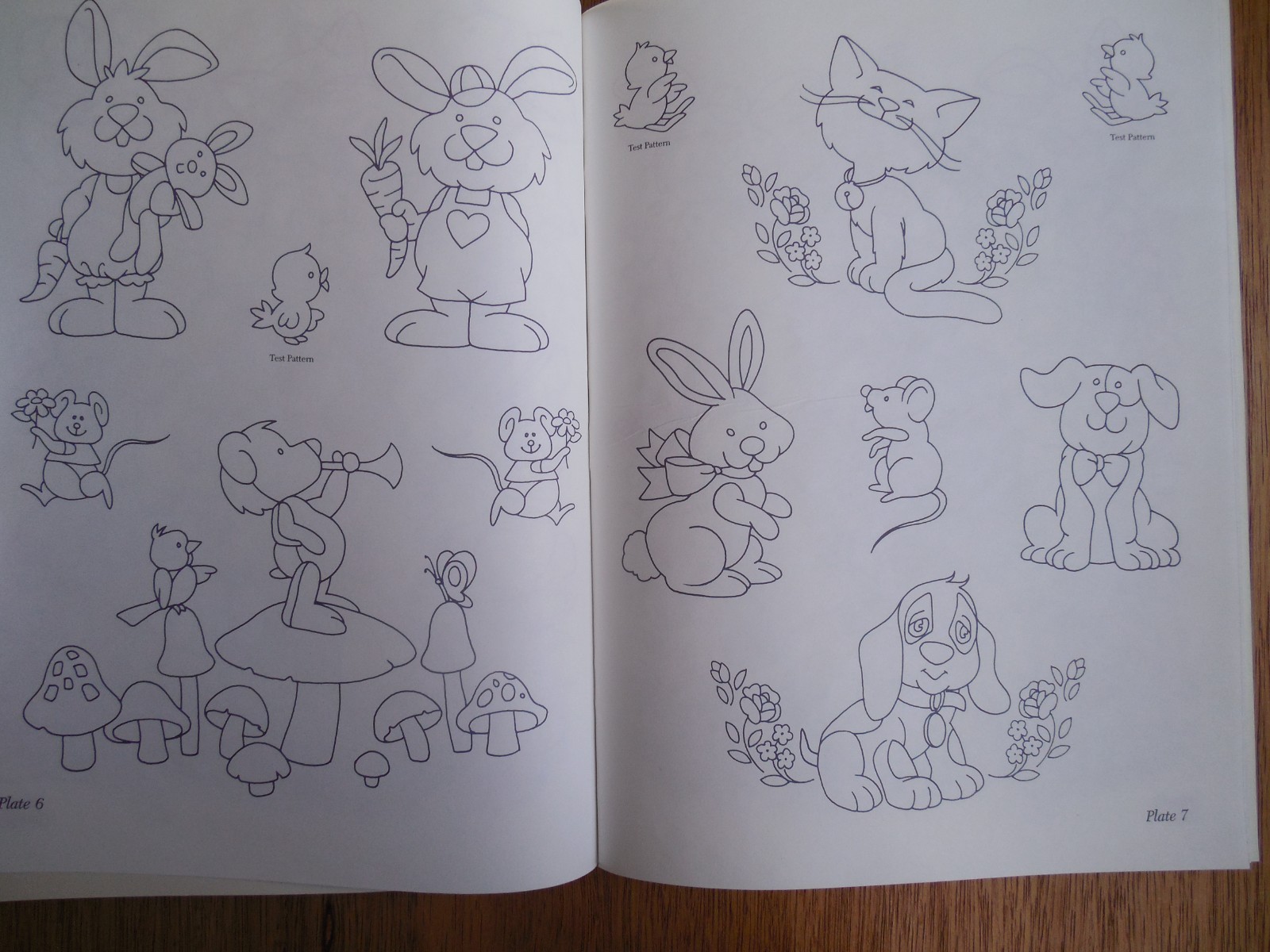 Dover Needlework Iron-On Transfers Booklet „Baby Bears*Bunnies & Other Critters