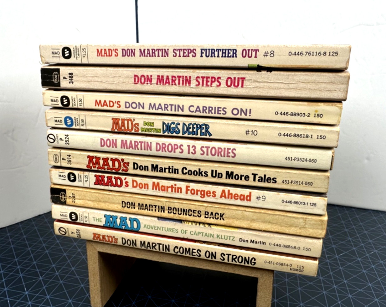 Mad’s Maddest Artist Don Martin Paperback Book Lot of 10 – Vintage 60’s & 70’s