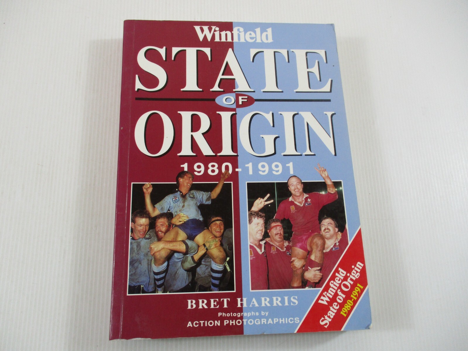 Winfield State Of Origin 1980-1991 – Brett Harris – Large Paperback Rugby
