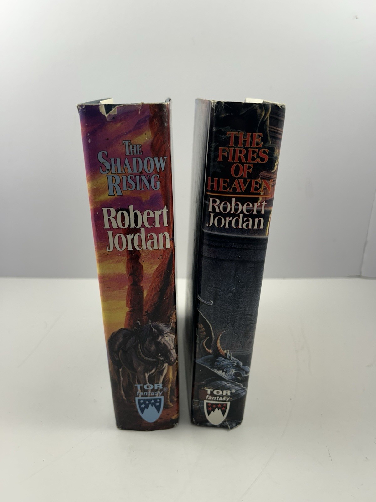 Lot of 7 HC Wheel of Time Books by Robert Jordan Volumes 4-10