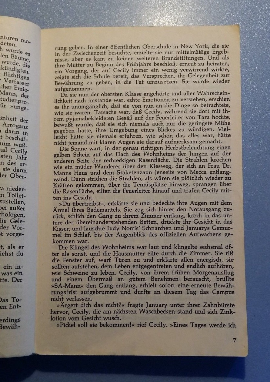 Privatstunde Novel Gwen Davis Wilhelm Heyne Publisher München 1975 2. Pad 202 S
