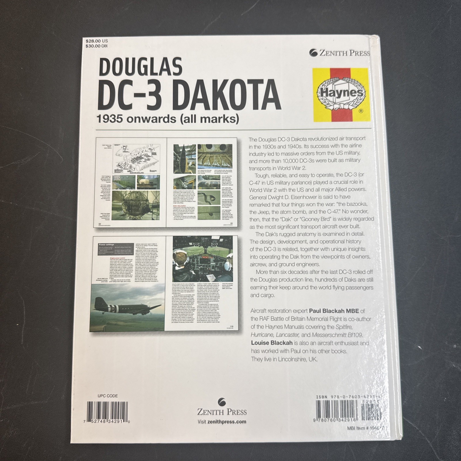 Douglas DC-3 Dakota 1953 Onwards (all Marks) Haynes Owners‘ Workshop Manual HC