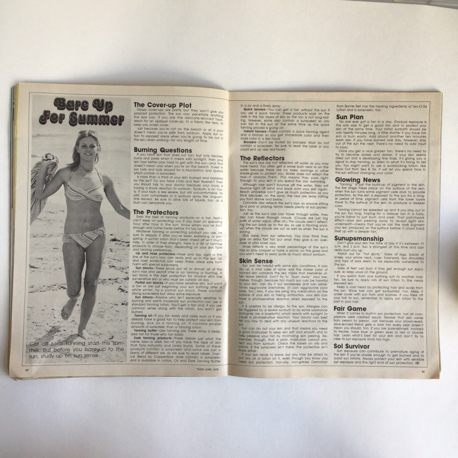 Vintage TEEN Magazine – JUNE 1976 Young & Lovin 96 Pages Fashion, Ads, Advice