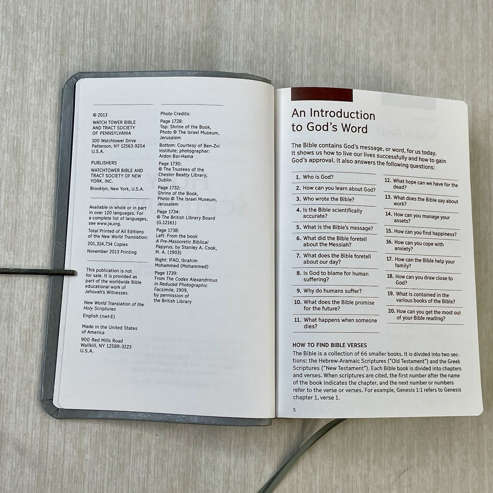 2013 New World Translation Of The Holy Scriptures – Watch Tower Bible Society