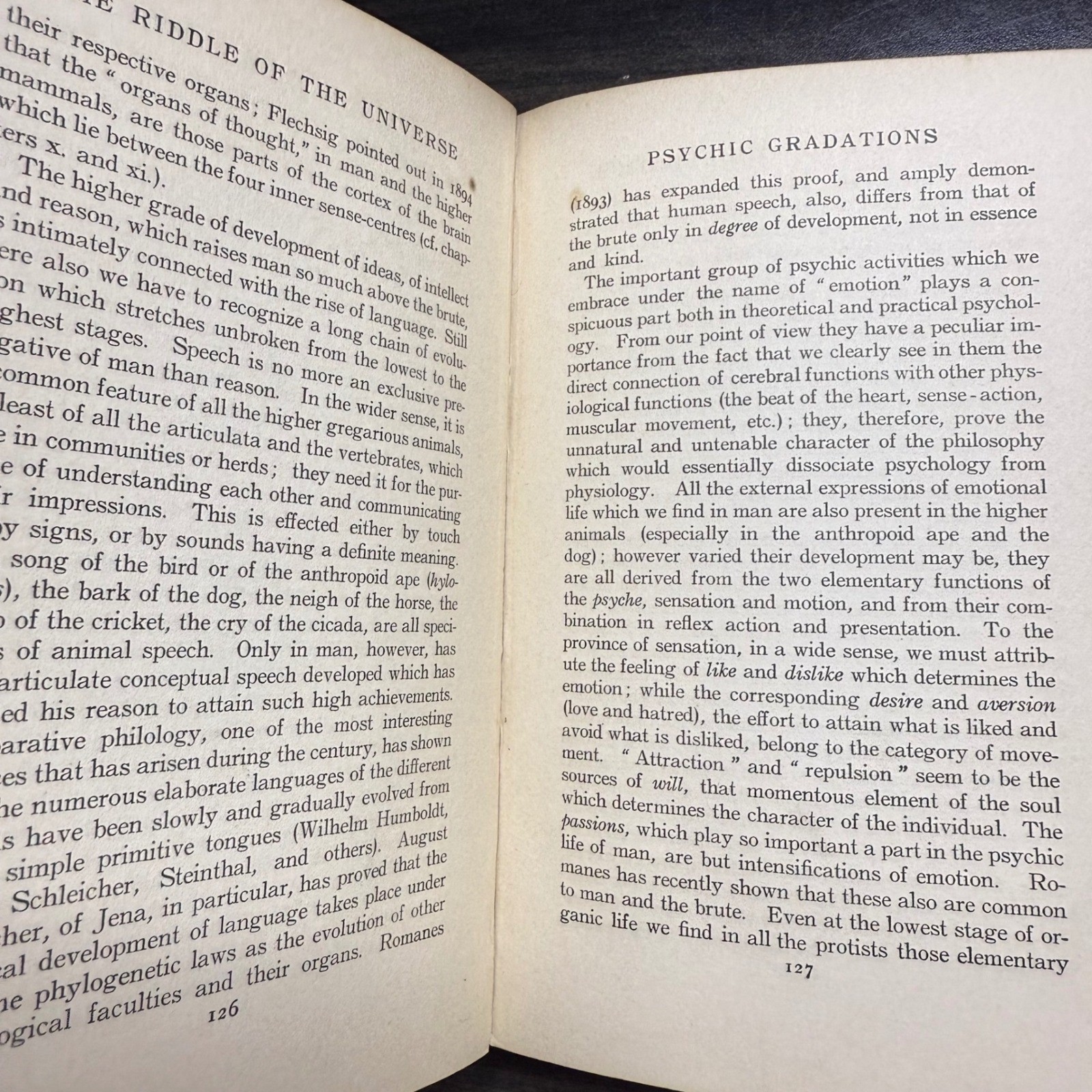 The Riddle of the Universe by Ernst Haeckel 1901 Hardcover Book