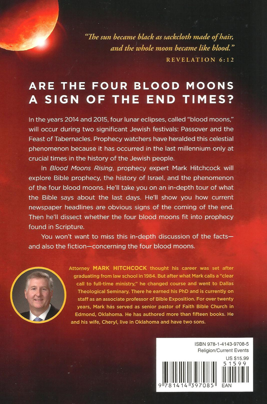 BLOOD MOONS RISING: Bible Prophecy, Israel… by Mark Hitchcock. **BRAND NEW**